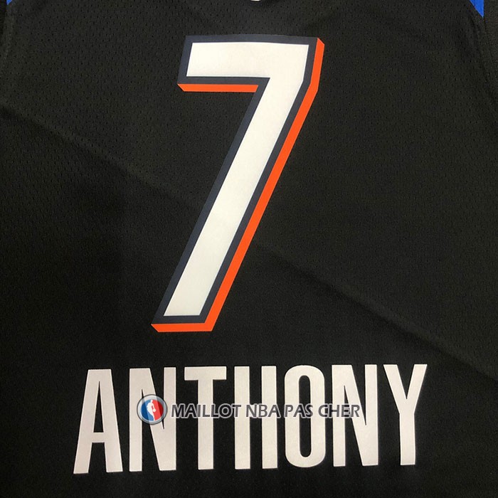 Maillot Oklahoma City Thunder Carmelo Anthony NO 7 Ville 2020-21 Noir